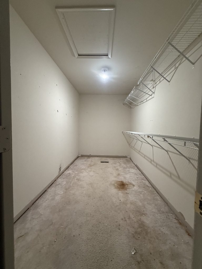 Home Improvement in Carroll County, MD 5 Walk-in closet in Westminster, MD, before - Maryland Home Improvement Company