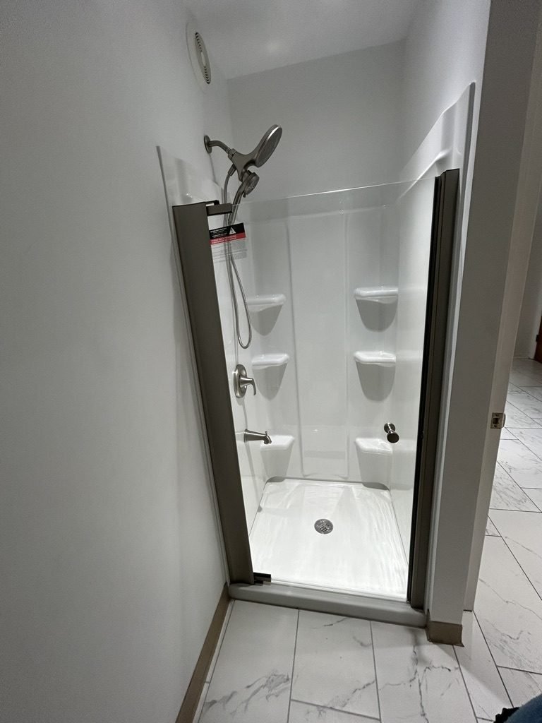Shower installation in Baltimore, MD, after - Maryland Home Improvement Company
